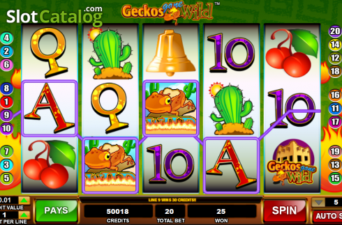 Скрин8. Geckos Gone Wild слот