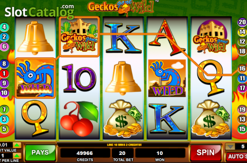 Скрин9. Geckos Gone Wild слот