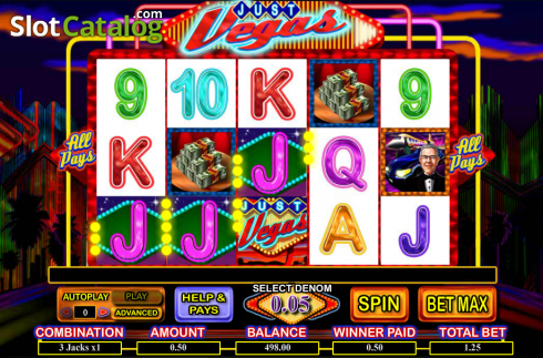 Скрин5. Just Vegas слот