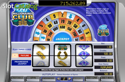 Скрин4. Millionaires Club слот
