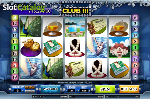 Скрин4. Millionaires Club III слот