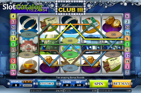 Скрин5. Millionaires Club III слот