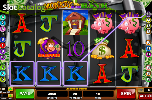 Скрин8. Monkey in the Bank слот