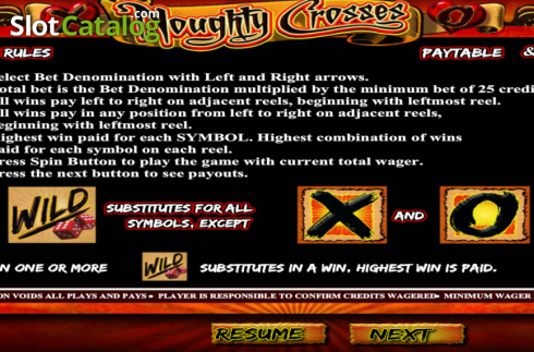Скрин3. Noughty Crosses слот