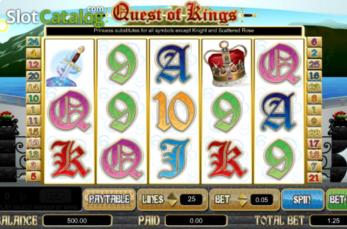 Скрин4. Quest of Kings слот