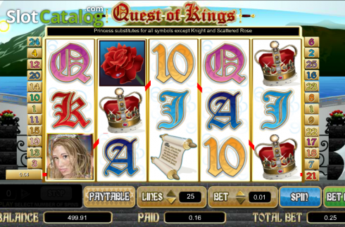 Скрин5. Quest of Kings слот