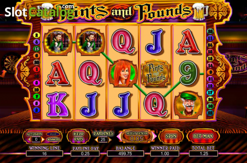 Скрин6. Pints and Pounds слот