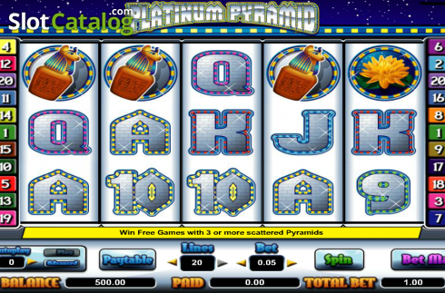 Скрин4. Platinum Pyramid слот