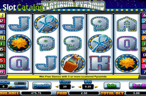 Скрин5. Platinum Pyramid слот