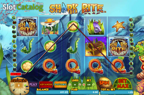 Скрин7. Shark Bite слот