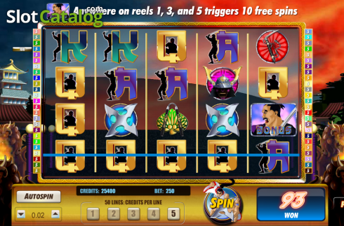 Скрин6. Shogun Showdown слот