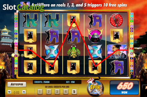 Скрин7. Shogun Showdown слот