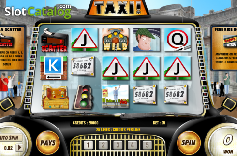 Скрин5. Taxi! (Amaya) слот