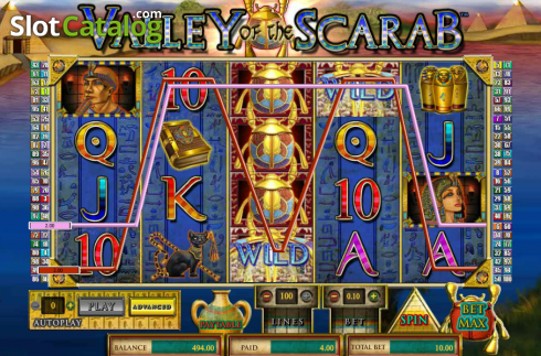 Скрин5. Valley of the Scarab слот