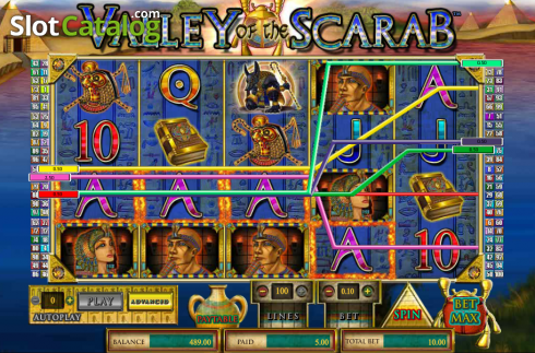 Скрин6. Valley of the Scarab слот