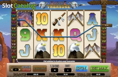 Скрин4. Native Treasure слот