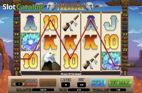 Скрин5. Native Treasure слот