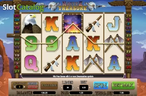 Скрин6. Native Treasure слот