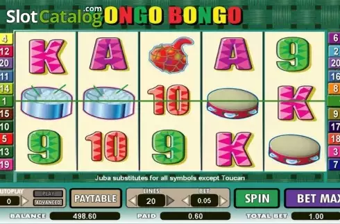 Скрин3. Congo Bongo (Amaya) слот