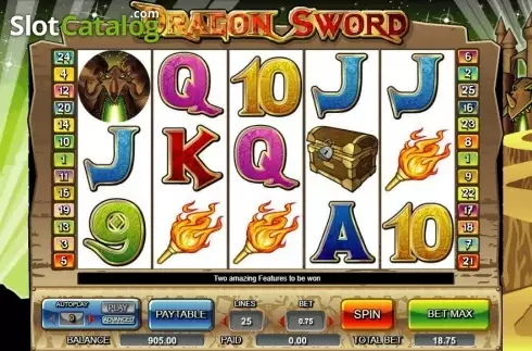 Скрин2. Dragon Sword слот