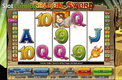 Скрин4. Dragon Sword слот