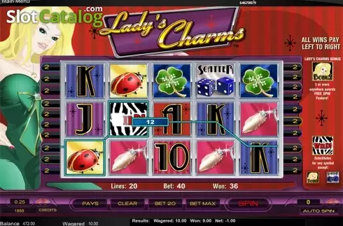 Скрин5. Lady's Charms слот
