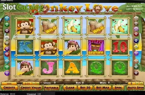 Скрин2. Monkey Love слот