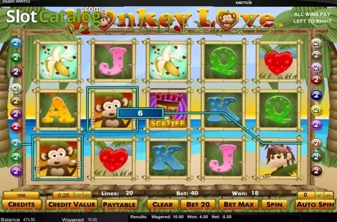 Скрин4. Monkey Love слот