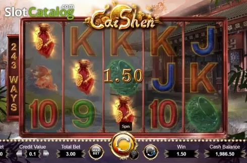 Скрин3. Cai Shen (Ameba) слот