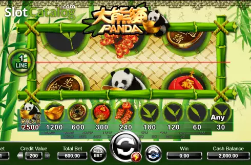 Скрин2. Panda (Ameba) слот