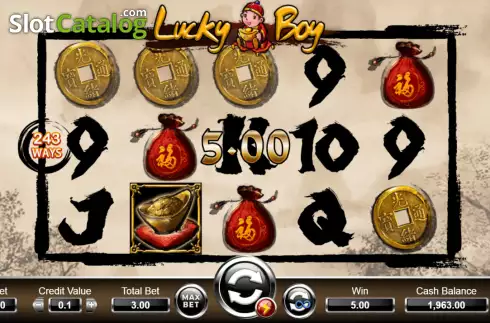 Скрин3. Lucky Boy (Ameba) слот