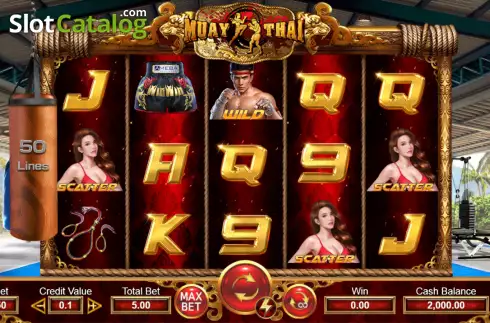 Скрин2. Muay Thai (Ameba) слот