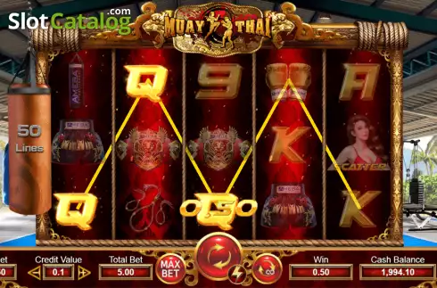 Скрин4. Muay Thai (Ameba) слот