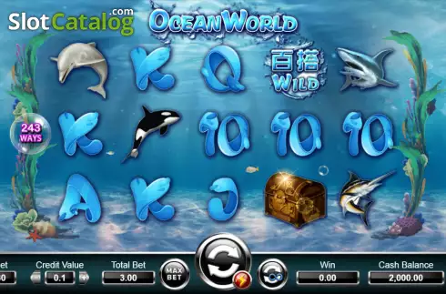 Скрин2. Ocean World слот