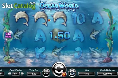 Скрин4. Ocean World слот