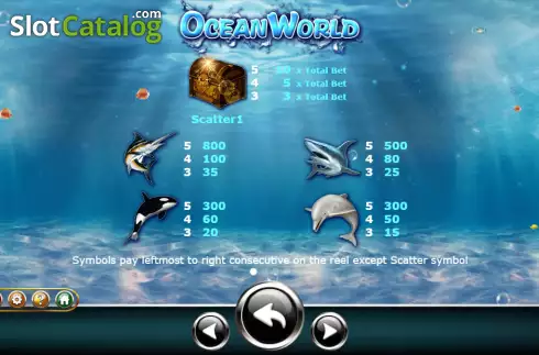 Скрин6. Ocean World слот