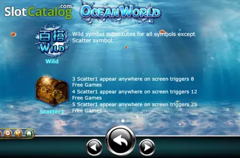 Скрин8. Ocean World слот