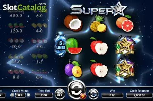 Скрин2. Super Star (Ameba) слот
