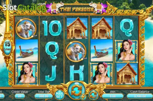 Скрин2. Thai Paradise (Ameba) слот