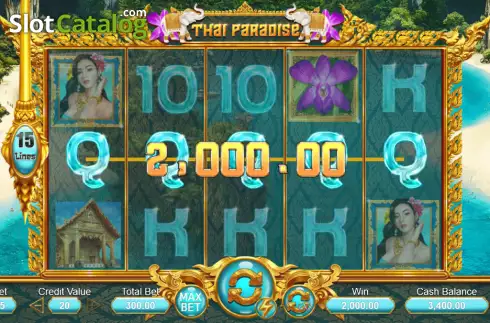 Скрин3. Thai Paradise (Ameba) слот