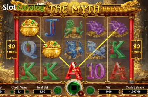 Скрин3. The Myth (Ameba) слот