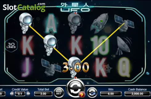 Скрин3. UFO (Ameba) слот