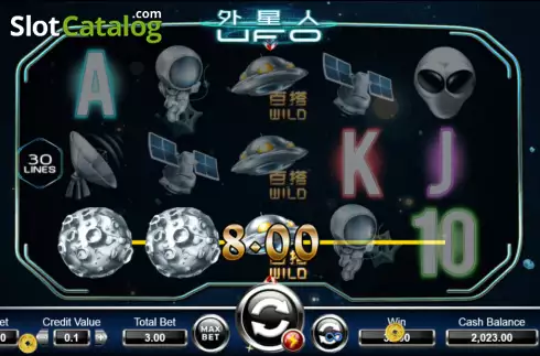 Скрин4. UFO (Ameba) слот