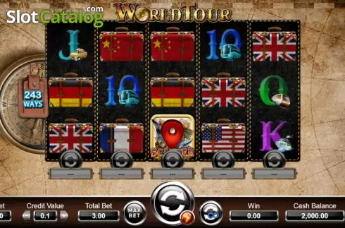Скрин2. World Tour (Ameba) слот