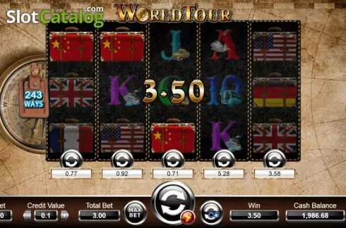 Скрин3. World Tour (Ameba) слот