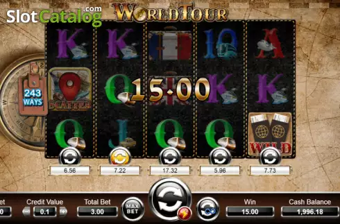 Скрин4. World Tour (Ameba) слот