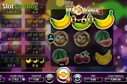 Скрин3. Baby Monkey 2 слот
