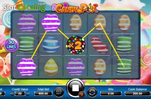 Скрин3. Candy Pop (Ameba) слот