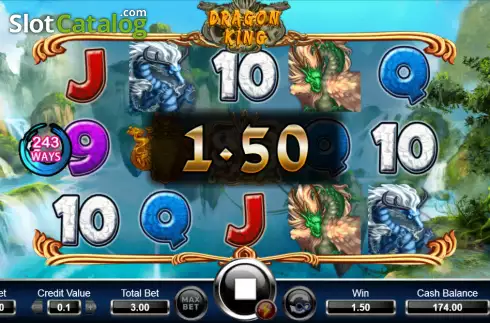 Скрин4. Dragon King (Ameba) слот