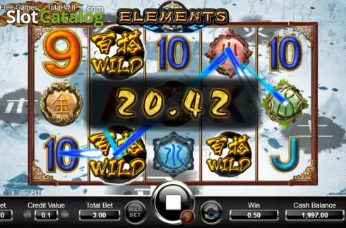 Скрин3. Elements (Ameba) слот